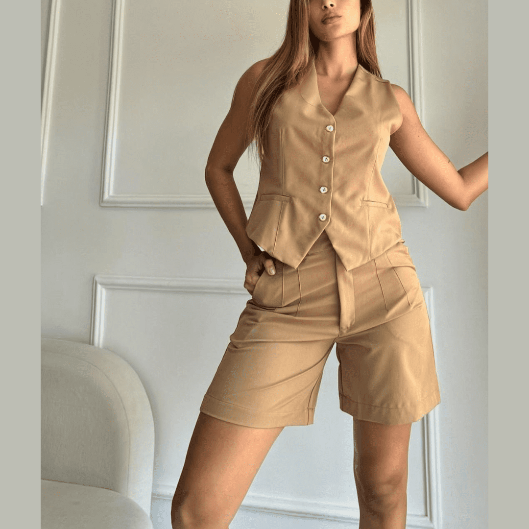 SET CHALECO+ SHORT ¡SUPER OFERTA SOLO POR HOY! 30%OFF